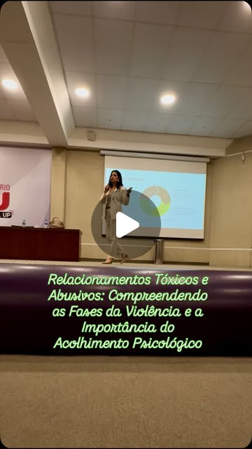 Palestra na FMU — Tema: Relacionamentos Tóxicos e Abusivos.