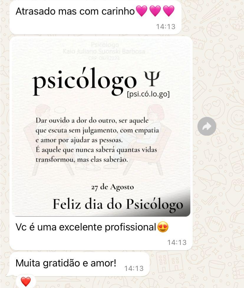 Depoimento de paciente — Amalia Antunes