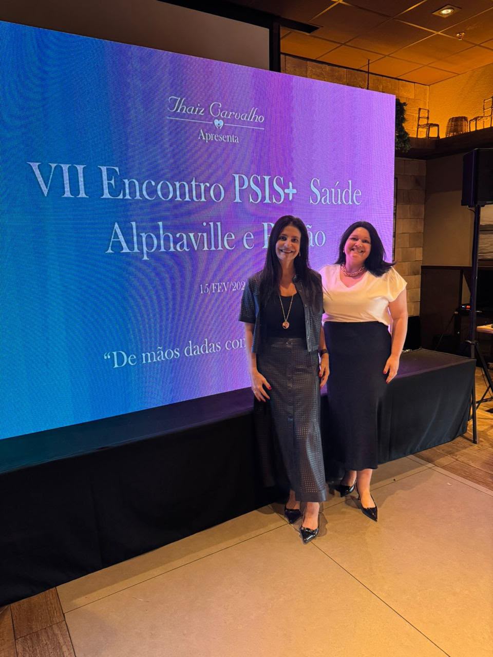 VII Encontro PSIs + Saúde Alphaville e Região — “De mãos dadas com quem cuida”, 15 de fevereiro.
